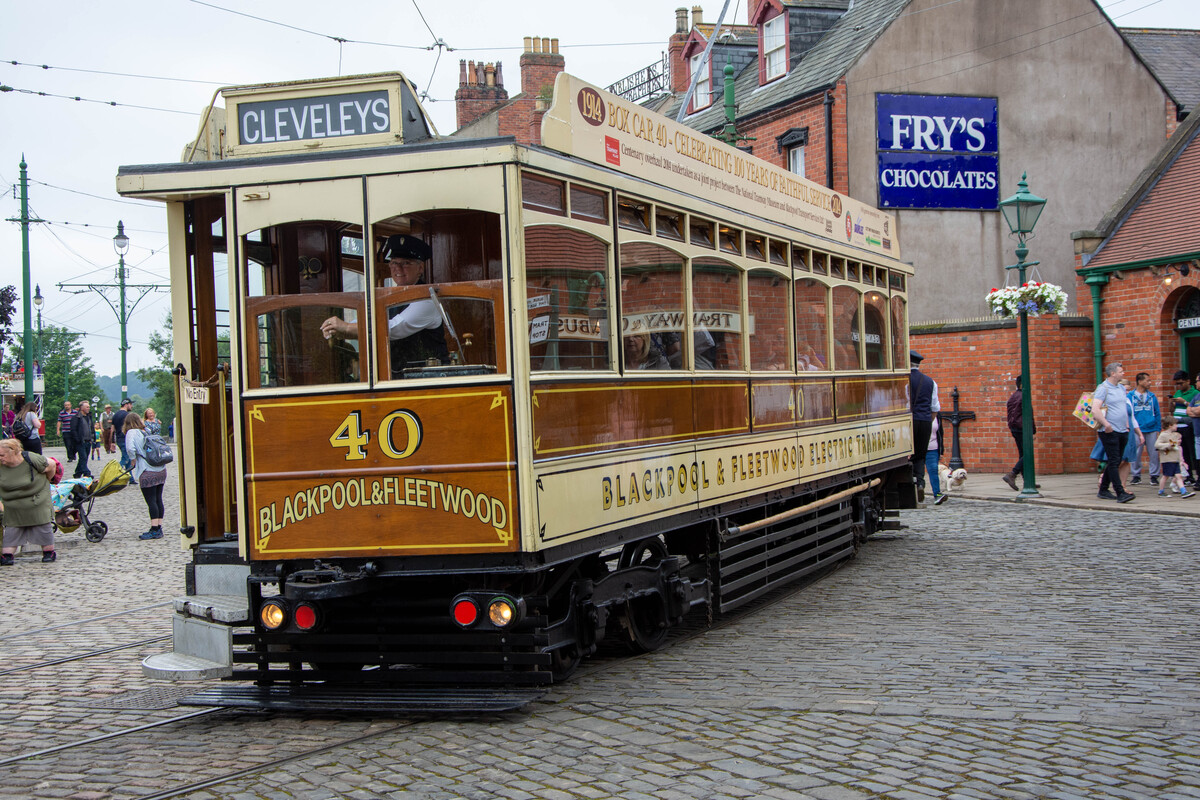 Trolley at Beamish